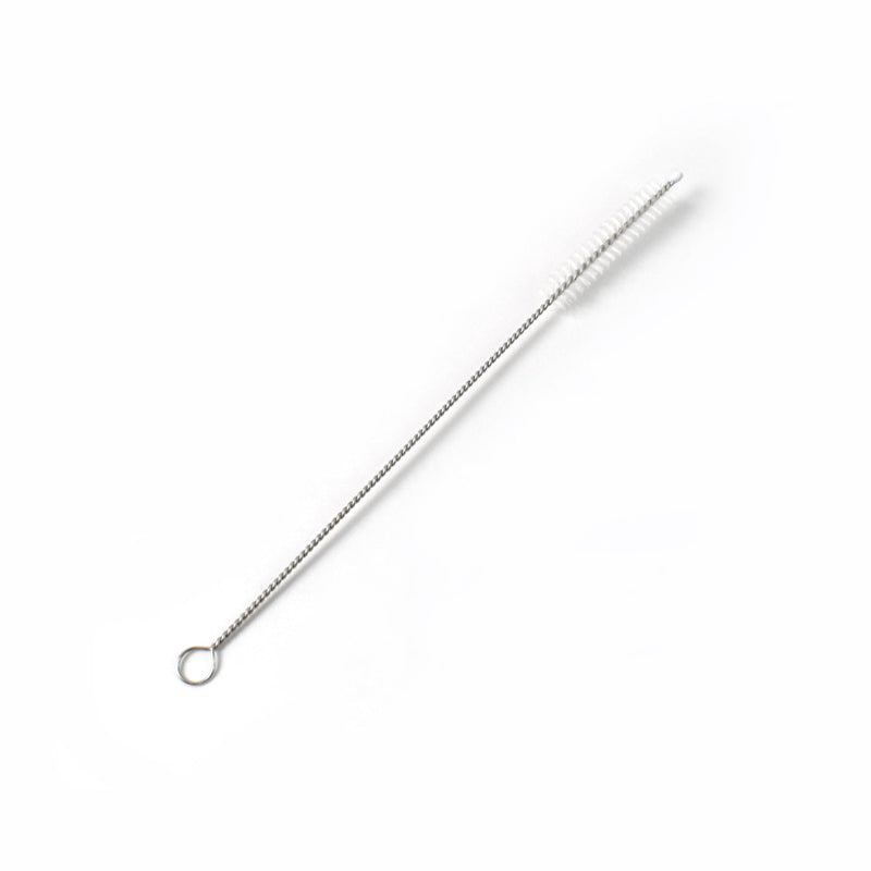 Stainless steel handle of robust and durable straw cleaning brush