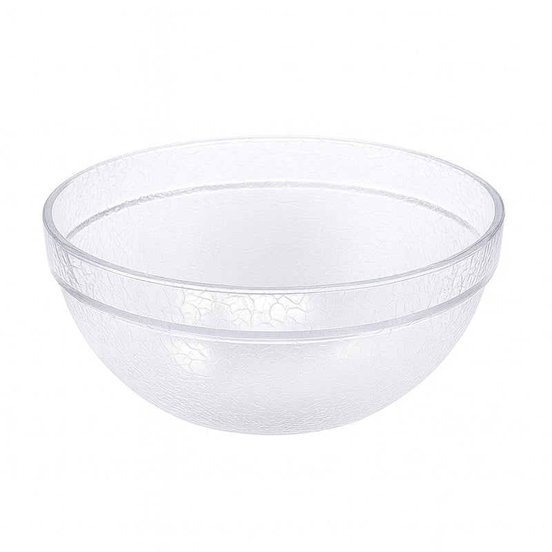Premium quality transparent plastic mixing bowl used for kitchen and serving