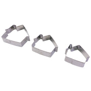 Heavy-duty stainless steel cookie cutter set for home baking and cake decoration