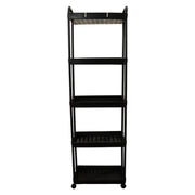 Multipurpose 5 layer storage rack trolley suitable for various rooms