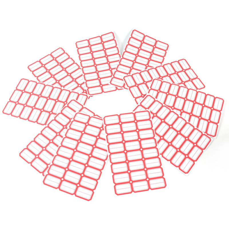 All-purpose blank label sticker sheets ideal for organizing various items