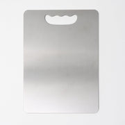 Heavy-duty cutting board made of premium stainless steel for home kitchens