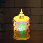 The 12-pack of LED tealight candles and packaging, showing the product contents.