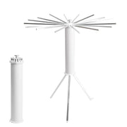 Foldable octopus clothes drying stand in use on balcony for indoor drying