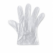 Easy-to-wear transparent disposable gloves