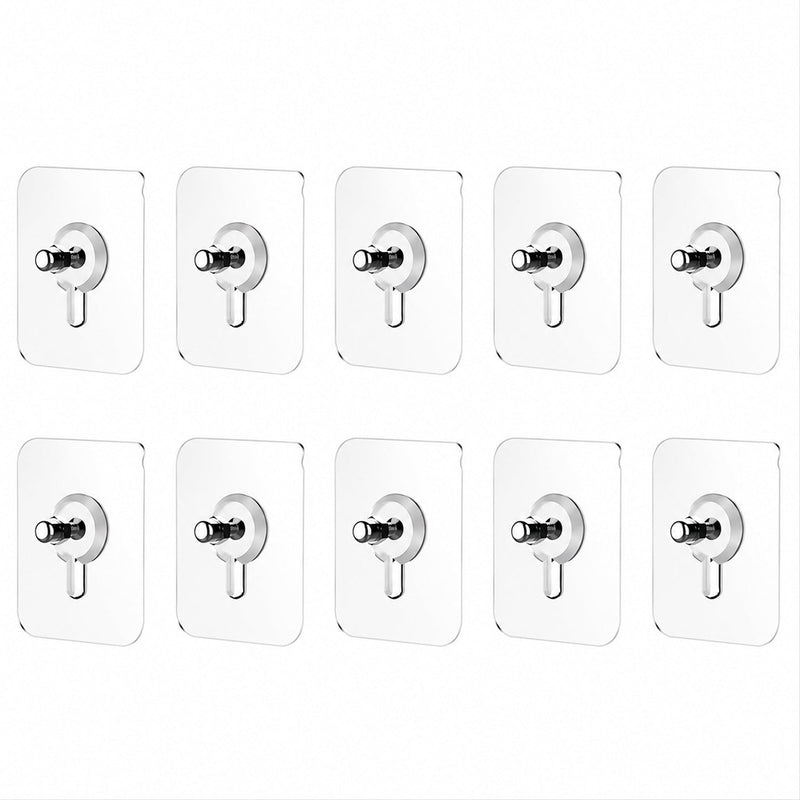 Kitchen utensil hanging on adhesive wall hook