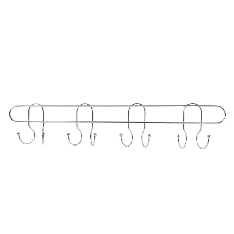 Stainless steel hanger rack for kitchen, bathroom, and bedroom organization