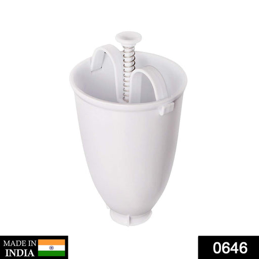 Efficient plastic Medu Vada Maker and donut dispenser for quick, consistent results.