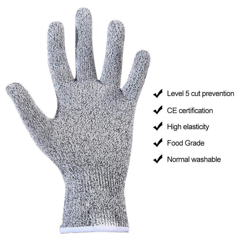 Durable cut-proof gloves offering versatile hand protection for diverse needs.