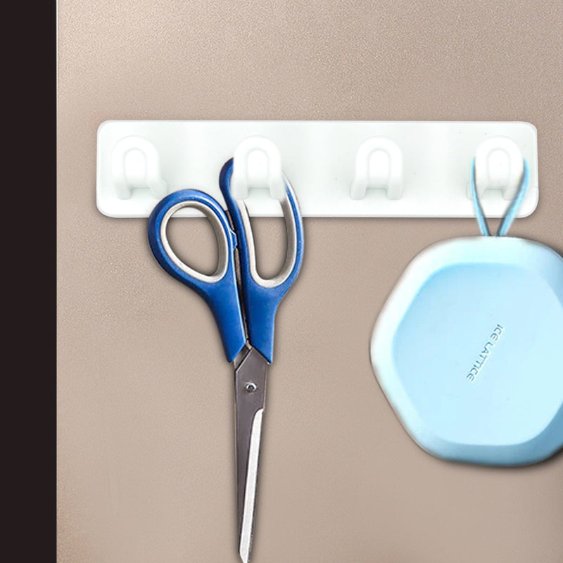1686 Plastic Sticker Self Adhesive Multipurpose Hanger Hooks 