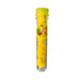 6289 Portable Hand Washing Bath Flower Shape Paper Soap Strips In Test Tube Bottle 