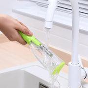 Stainless steel smart peeler demonstrating its efficient peeling action.