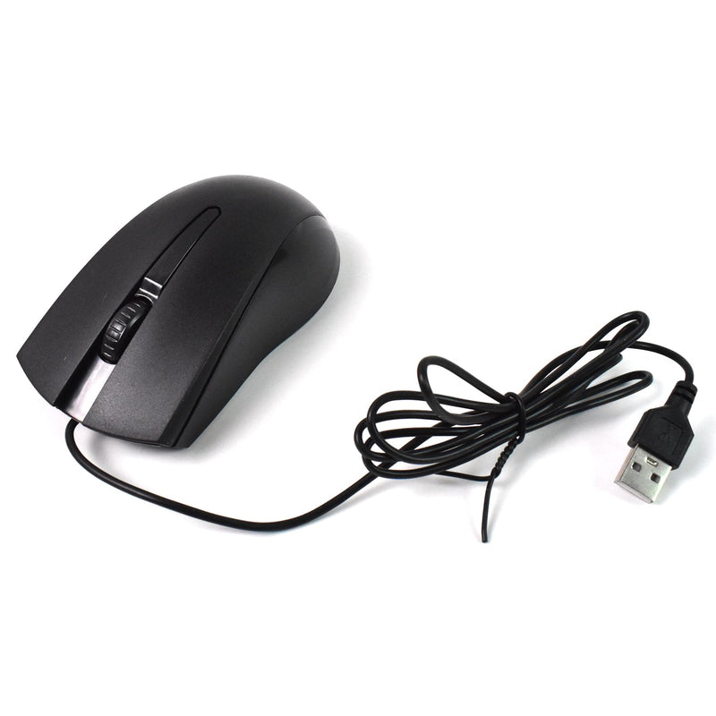 Angled perspective of the X2 Wired Optical Mouse, showcasing its modern finish.
