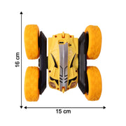 360 flip RC stunt car with lighting for kids