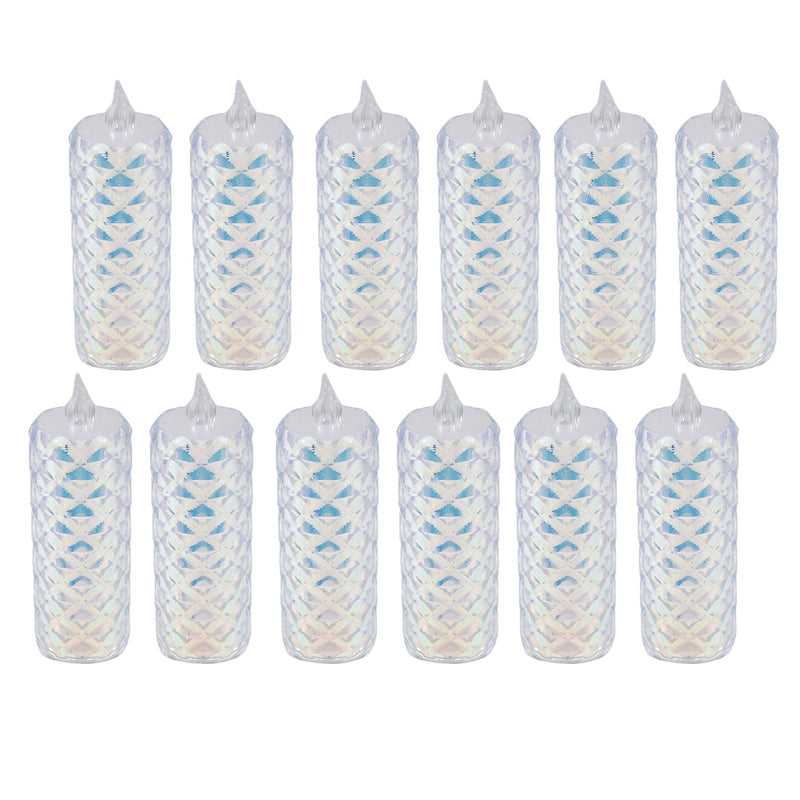 Safe and realistic LED flameless candles in a cozy setting.