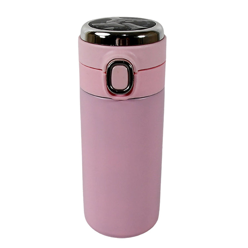 Smart Vacuum Insulated Water Bottle with LED Temperature Display, Cold & Hot | Leak Proof | Office Bottle | Gym | Home | Kitchen | Hiking | Trekking | Travel Bottle  (Mix Color & Design / 300 ML Approx)