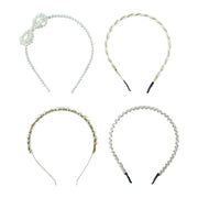 Party wear pearl beaded hair accessory for women