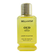 Packaging of Bellavita luxury oud perfume collection