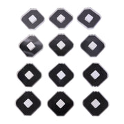 Close-up detail of soft cushion inserts in jewellery display box set