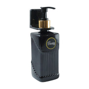 Refillable liquid soap pump bottle with stylish design