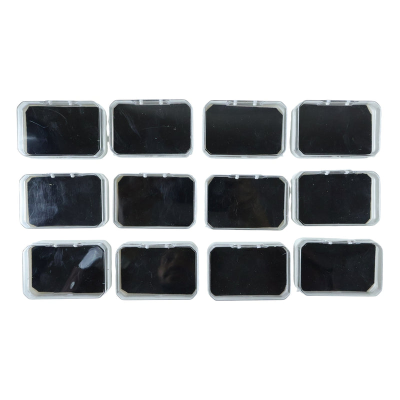 Top view showing soft inner base of 12-piece jewellery box set