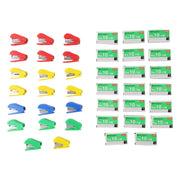 Small stapler set with 20 pin strips included for office use