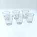 8125 Ganesh Lily glass Break Resistant plastic set of 6Pcs (300 Ml) 