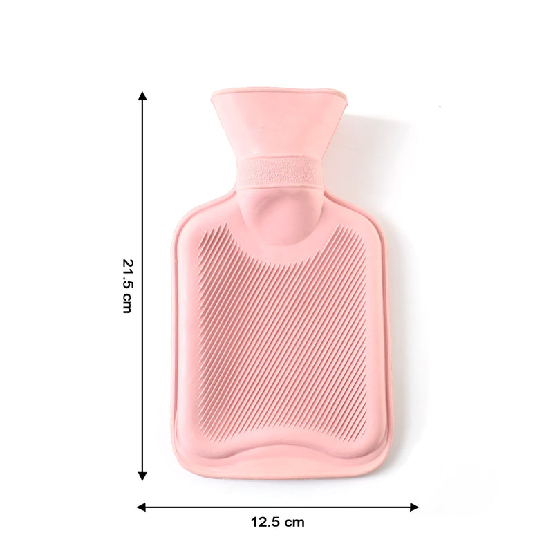 Reusable flexible hot water bag for warm compress therapy