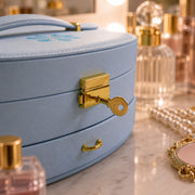 Divided compartments of jewelry box for organized storage in India