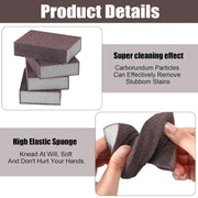 Durable kitchen cleaning sponge with abrasive scrub surface