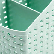 Four-section compartments of Multi-Purpose Storage Basket organizer