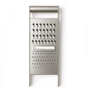 Quick prep stainless steel grater and slicer with sharp blades
