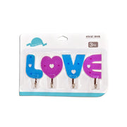 1121 Love Shape Self Adhesive Hooks 