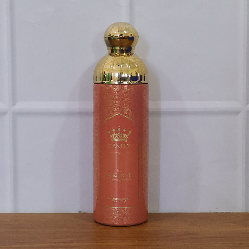 Next Vanity scented body spray design