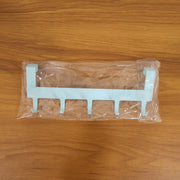 Entryway over door metal hook rack for bags and clothes