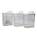 2782 Kitchen Storage Jars & Container Set 3pc , Transparent Jar Set For home & Kitchen Use 
