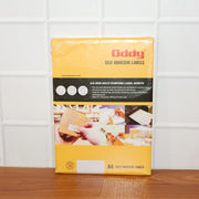 High-quality white label sheets with permanent acrylic adhesive for various surfaces