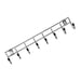 1737 Multipurpose Stainless Steel Hanger Strip Hooks (8 Pin) 