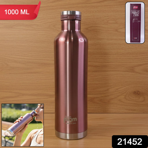 Large 1000 ml vacuum flask stainless steel water bottle for hydration