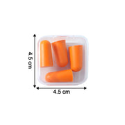 Compact portable noise reduction ear plugs in foam material