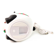 Panda night lamp displaying a calming blue light, ideal for bedtime.