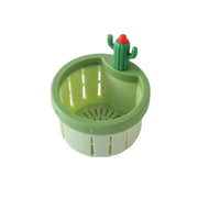 Efficient food waste collector filter for a hygienic kitchen sink.