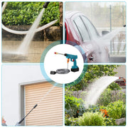 Pressure washer gun set with long flexible hose pipe included