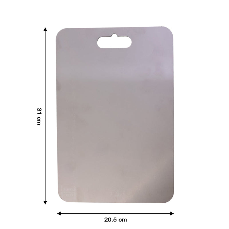 Professional metal cutting board for precise food preparation