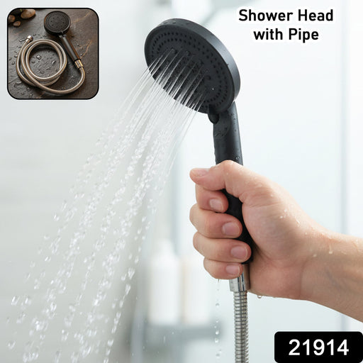 Close-up of shower head spray nozzles