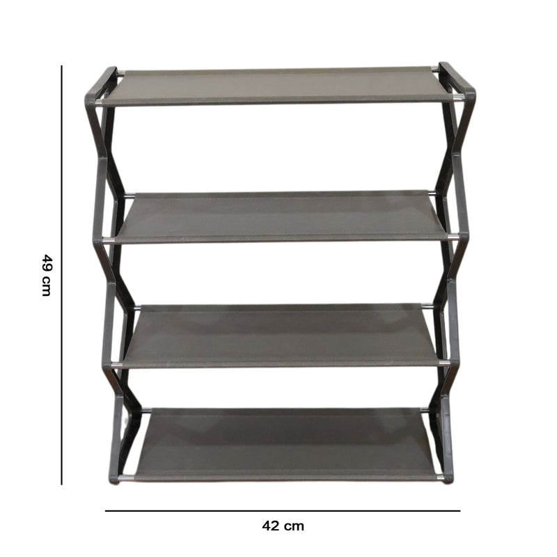 Easy-to-clean durable shoe rack for boots and sneakers