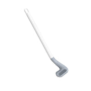 Golf Silicone Toilet Brush expertly reaching and cleaning under the toilet rim for complete hygiene.