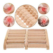 7262 Wooden Foot Massager Roller Reflexology Foot Massager for Increase Blood Circulation and Plantar Fasciitis Relieve Pain 