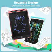 8.5-inch Kids LCD Writing Tablet with stylus on a clean white background.