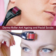 6602 Derma Roller Anti Ageing and Facial Scrubs & Polishes Scar Removal Hair Regrowth (1mm) 